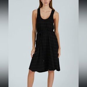ATM STRIPED TANK DRESS WITH ROPE BELT